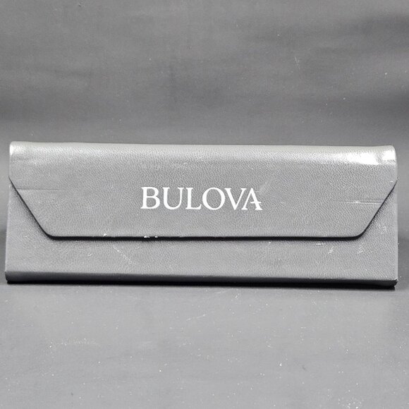 Foldable Bulova Case for Eye Wear Eye Glasses Sun Glasses - Picture 2 of 12